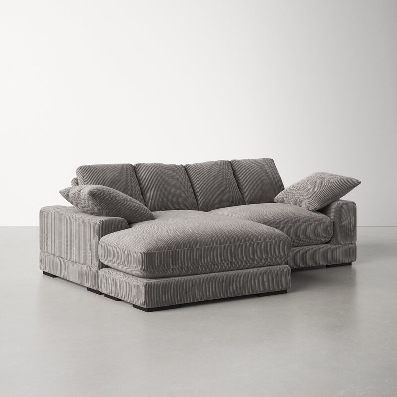 106′′ Wide Reversible Sofa & Chaise